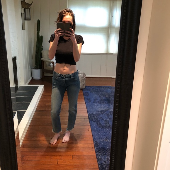 Size 27 (fits 26-28) Levi's ankle frayed jeans - Picture 6 of 8